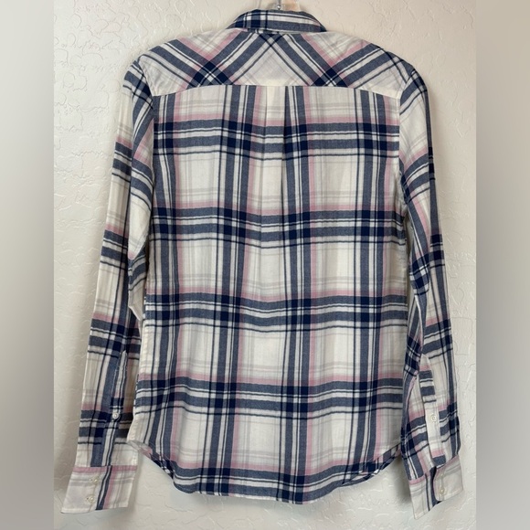 NEW Untuckit The De Toren White Blue Pink Check Plaid Button Long Sleeve‎ 0973/4 - Picture 4 of 6